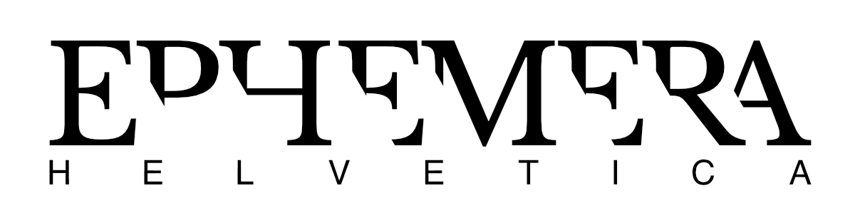 Logo of the Swiss association Ephemera Helvetica